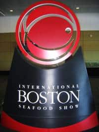 Boston Seafood Show trophy on display at Uncle Vinnie's Clam Bar, Raritan, NJ.